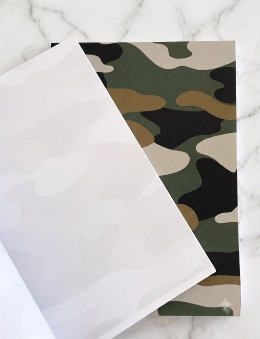 Cuaderno Print Militar