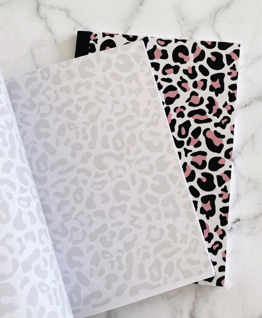 Cuaderno Animal Print Rosa