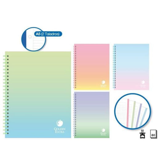 Cuaderno A5 Rainbow
