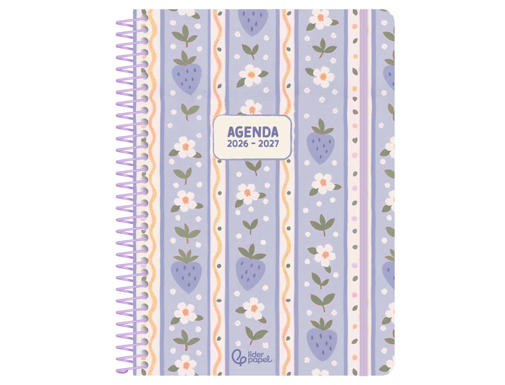 Agenda escolar fresas