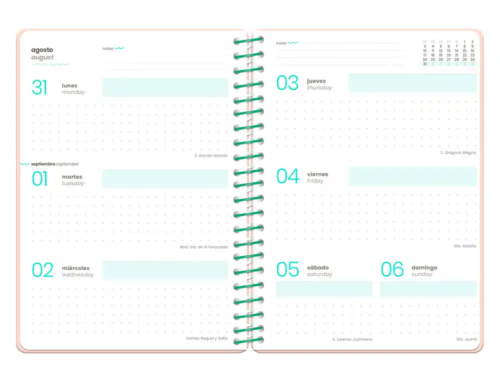 Agenda escolar A6
