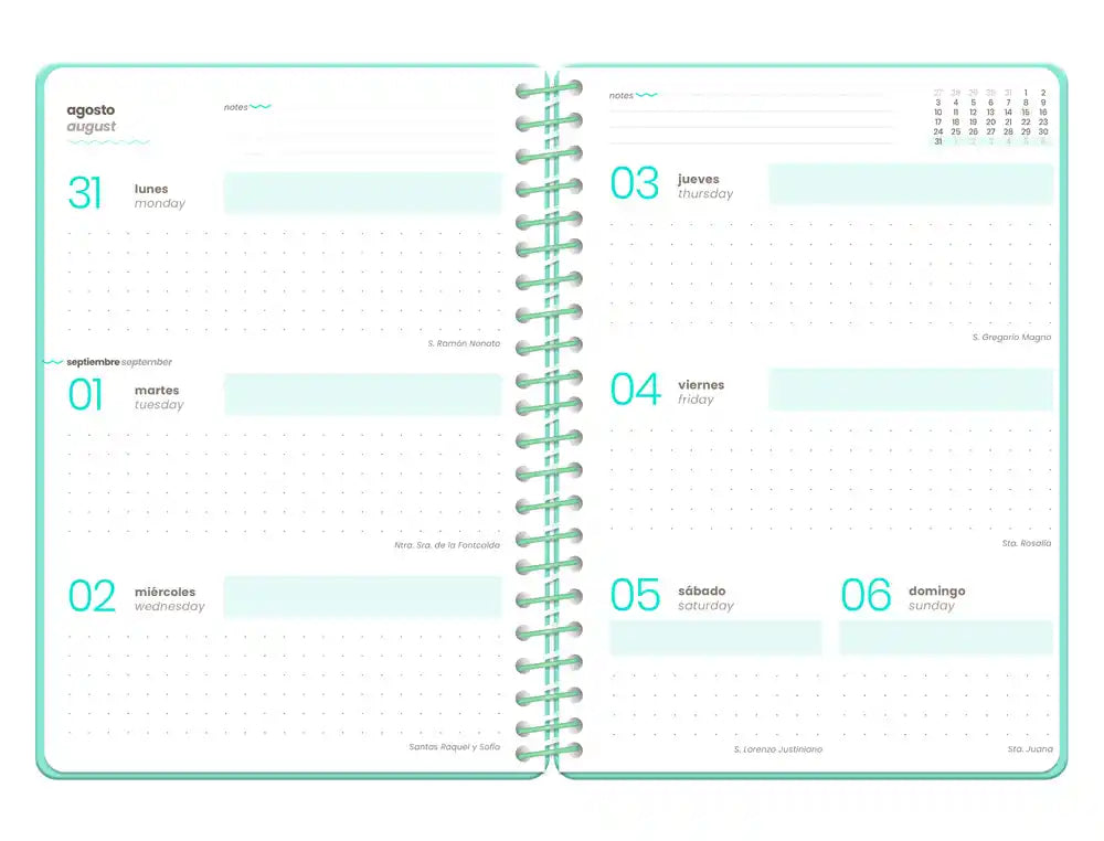 Agenda escolar A6