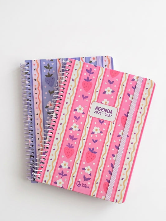 Agenda escolar fresas A5