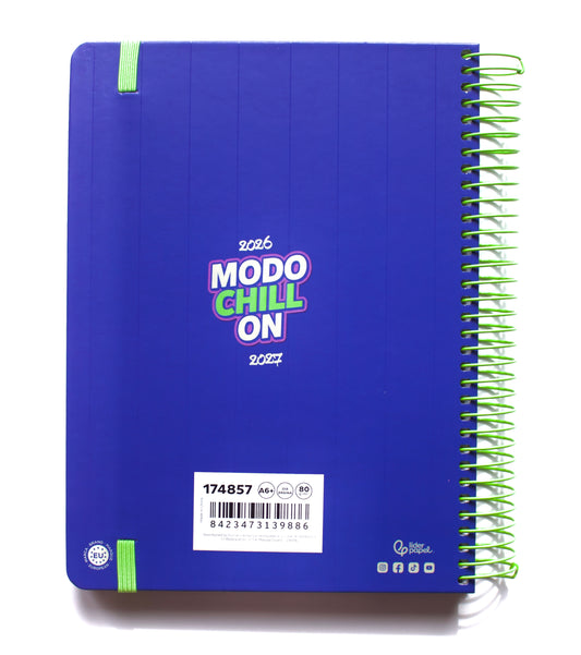 Agenda escolar A5 Modo Chill On